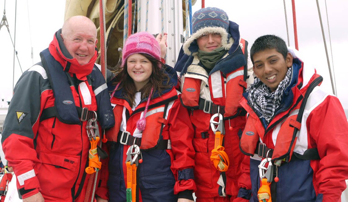 Sailing on Challenge Wales